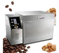2000G/4000G Coffee Roaster,Electric Nut Roasting Machine, Stainless Steel Coffee Beans Roasting Machine Timing Temperature Adjustable, Even Baking,For Baking Coffee,Chestnut, Peanuts, Grain Type5