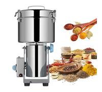 2000G Electric Grain Mill Grinder, 4100W High Speed Spice Herb Grinder with Accessory Kit, Overload Protection, Stainless Steel Flour Mill for Dry Spice Herbs/Nut/Coffee/Rice