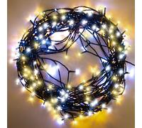 2000LEDs Christmas Tree Fairy String Lights 200m Lit - Multifunction 8 Light Modes Indoor/Outdoor Shatchi Yellow One Size
