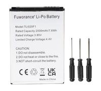 2000mAh 3.85V TLi020F1 Battery Alcatel One Touch 7040D,7041X,Elevate | for Fierce 2,Idol 2 Mini 2, Pixi U5,POP 2 4.0 LTE,POP Astro,Pop C7 Dual,OT-4037V,OT-4045,OT-5017,OT-5042A