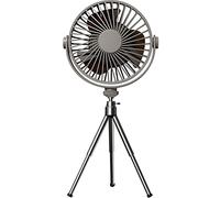 2000mAh 3-Speed Canopy Fan With Tripod + LED Light 2 In 1 Remote Control Table Fan Ceiling Fan Day