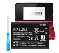 2000mAh 3DS/ 2DS Battery, 2025 New Upgrade Ultra-High Capacity CTR-003 Li-ion Replacement Battery for Nintendo Old 3DS/ 2DS/ NEW2DS Gaming Console with 1*Repair Tool (Not for New 3DS/ 3DS XL/ 2DS XL)