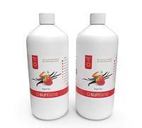 2000ml (2 x 1000ml) Suntana Rapid Spray Tan Solution - Strawberry & Vanilla