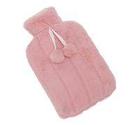 2000ML Hot Water Bag High Density Injection Rubber Bottle with Soft Removable Knitted Cover for Winter Pain Aches Menstrual Cramps Back Sports Injuries