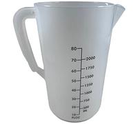2000ml Hotstrong Medical Jug - Ergonomic Handle Heavy Duty and Durable Design for Home, Commercial, and Industrial Use Made in England