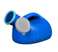 2000ml Large Capacity Male Urine Bottle for Elderly Plastic Urine Collector with Lid (Blue)
