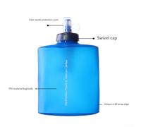 2000ML LeakProof Foldable Sports Water Bottle Collapsible Portable Soft Material with Wide Mouth Opening for Outdoor Activities (2000ML)