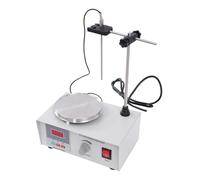 2000ML Magnetic Stirrer Hotplate Mixer Lab Heating Plate Stirrers With Digital Temperature Display Stir Bar Support Stand 250W