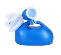 2000ml Male Urinal Bottle with Extra-Long 1.6m Comfort Tube - 2-Litre Royal Blue Bedside Pee Jug Leak-Proof Screw Cap & Easy-Grip Handle - Lightweight Portable Urine Collection Container for Home Care