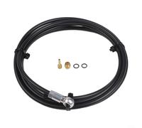 2000mm Hydraulic Disc Brake Oil Hose Compatible With For Magura Mt4 Mt4e Mt5, Black Rubber Three Layer Tube With Olive Insert And Screw Kit(B set)
