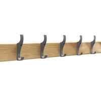 2000mm Long Hook Board Complete with 11 Coat Hooks