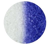 2000Pcs 2.6mm Sun Color Changing Fuse Beads Bulk Melting Beads Refill for DIY Pixel Art 3D Creative Handmade Crafts Stress Relief Art Projects (Blue Purple)