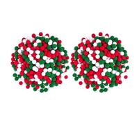 2000pcs Christmas Fluffy Pom Poms Decoration Balls
