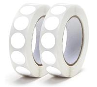 2000Pcs Dot Stickers, White Circle Stickers 13mm Sticky Dots Round Sticker Easy Peel Strong Self-Adhesive Writable Paper Labels for Daily Use in Office Home Classroom School Colour Coding Note Taking