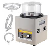 2000RPM Magnetic Jewelry Polisher, 250W Tumbler Polishing Machine, Dual Directions Rotating, Magnetic Tumbler Jewelry Finisher, 1-60 Min Time Control, for Jewelry Shop, Studio, Individual
