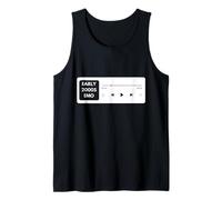 2000s Emo Playlist Now Playing - Elder Emo Nostalgia Merch Tank Top