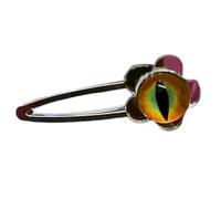 2000s Hair Clip For Girl Fashion Devil Eye Hair Clip Nonslip Flower Barrettes For SideBangs Women Music Festival Hairpin
