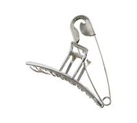 2000s Metallic Hair Clip With Crossed And Cool Pin Design For Various Hairstyle Party Daily Use Anime Fashion Accessories