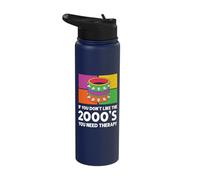 2000s Outfit and 2000's Party Design for 2000 People 2000 Stainless Steel Insulated Water Bottle
