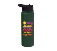 2000s Outfit and 2000's Party Design for 2000 People 2000 Stainless Steel Insulated Water Bottle