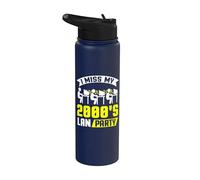 2000's Outfit - I Miss My 2000's LAN Party Stainless Steel Insulated Water Bottle