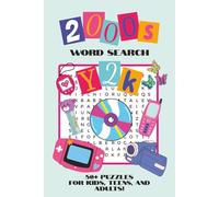 2000's Word Search Puzzle Book: Word Searches with Easy to Read Print About the Early 2000's, Generation Z, Millennials and More… I 6x9 Inches, 110 ... Holidays, and Screen-Free Summer Ideas