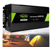 2000W-12000W Pure Sine Wave Power Inverter 12V/24V/48V DC to 110V/220V/230V Converter for RV, Off-Grid Solar, Vehicle AC Power, Camping & Road Trips