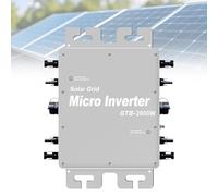 2000W 2400W 2800W Grid Connected Solar Inverter, MPPT DC 22-60V to AC 120/230V 2800W-Grey