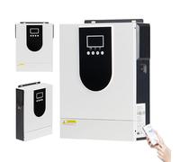 2000W/3200W Hybrid Solar Inverter With 80A MPPT Charge Controller - 12V/24V-220V Pure Sine Wave for Home, Camper - Off Grid System