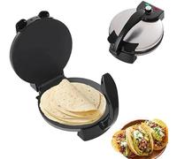 2000W Automatic Electric Roti & Chapati Maker Machine - 12″ Non-Stick Double-Sided Heating with Adjustable Temperature & Indicator Lights