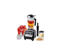 2000W Blender Smoothie Maker, 2L Commercial Smoothie Blender with 600ML Grinding Cup,Powerful Ice Crushing Bender, 90S Timer, 8 Preset Programs, Sta