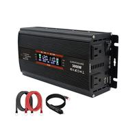 2000W Car Inversor 12V to 110V Universal socket DC to AC Power Inverter home/travel/camping portable power supply Converter(4000W black LED)