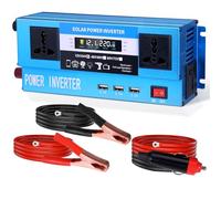 2000W Car Power Inverter DC 12V/24V to AC 220V, Power Inverters for Vehicles with Digital Display, 3 AC Outlets & 3 USB Ports,Car Inverter with 8-tier Safety Protection for RV, Camping, Travel