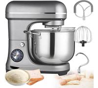 2000W Commercial Stand Mixer, 10L Large Capacity, 8-Speed, Includes Dough Hook, Mixing Hook, Egg Beater, Ideal for Schools, Bakeries, Restaurants, Pizzerias
