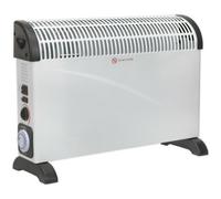 2000W Convector Heater - Thermostat & Turbo Fan - 3 Heat Settings - 24Hr Timer