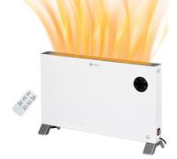 2000W Electric Convector Heater Freestanding Space Heater with LED Display White [EEK: A]