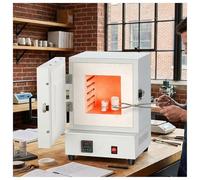 2000W Electric Melting Furnace for Gold, Silver, Aluminum - Segmented Temperature Control for Jewelry Casting and Metal Processing Projects, 220V