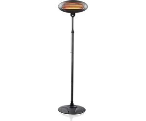 2000W Electric Patio Heater with Adjustable Height & Tilt for Cozy Evenings