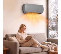 2000W Electric Space Heater, Wall Mounted Ceramic Heater with 3 Modes
