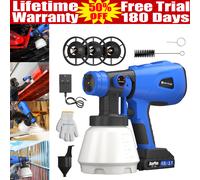 Vonhaus Paint Sprayer 400W, Electric Spray Gun For Outdoor, Indoor, Decorating, Painting Fences, Walls, Ceilings, Floors & More