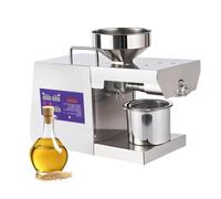 2000W Heavy Duty Oil Press Machine, Automatic Cold Hot Oil Extractor, Stainless Steel Electric Seed Expeller for Peanut Walnut Sesame Sunflower