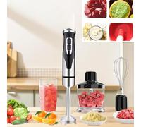 2000W Immersion Blender Set, Commercial Hand Blender With Stainless Steel Stirrer And Egg Beater, Variable Speed 8000-18000 Rpm, Electric Stick Blender For Mashed Potatoes, Creams, Mayonnaise