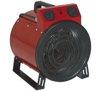 2000W Industrial Electric Fan Heater - 6800 Btu/hr - Thermostat Control