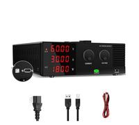 2000W Lab DC Bench Power Supply Variable, 200V 10A 300V 5A Switching Voltage Regulator Adjustable Programmable DC Source For Testing Suitable for Laboratories, Maintenance, etc(60V 30A 1800W RS232)