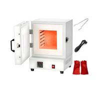 2000W Muffle Furnace,Electric Sintering Furnace, Four Sided Constant Temperature Heating， Temperature Controlled 0-1150 ℃, Industrial Electric Burnout Oven For Jewelry & Metalwork