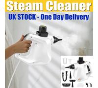 Beldray BEL0701TQN 10-in-1 Handheld Steam Cleaner - Clean, Sanitise & Refresh Surfaces, Tiles, Mirrors & Windows, Chemical Free Cleaning, Includes Nozzles, Brushes, Upholstery Head & Squeegee, 1000W