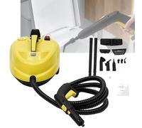 2000W Portable Steam Cleaner, Heating Time: 8 Min, Tank: 2L, Area Output: 108 M², with Floor Cleaning Set+Nozzles, Automatic Jet Handle, for Carpets, Floors, Tiles,A