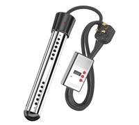 2000w Portable Water Heater, Immersion Heater, 304 Stainless Steel, Digital Display Thermostat, Auto Overheating Cut-Out, Fast Heating In Mins, for Camping Bucket Bathtub Small Pool