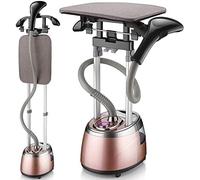 2000W Professional Garment Steamer - Upright Fabric Steamer for Clothes with 6 Steam Levels - Includes Ironing Board, Hangers, and Fabric Brush - Heavy Duty Clothes Steamer