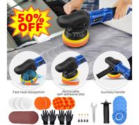 Electric Car Buffer Polisher Sander Rotary Polishing Machine 5" Pads 5000W 240V